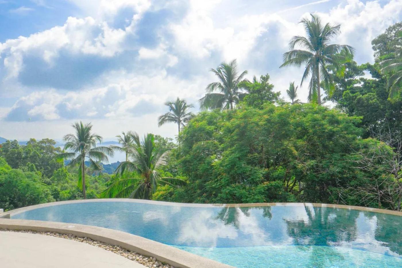 Phra Chan Villa 2Br - Infinity Pool & Sea View Strand von Chaweng Exterior foto